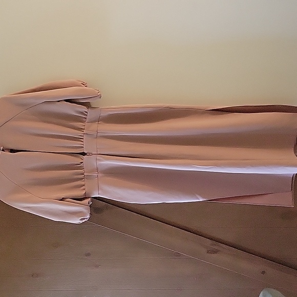 EUC ASOS Design Dusty Pink Midi Dress Size 8 Petite - Picture 5 of 5